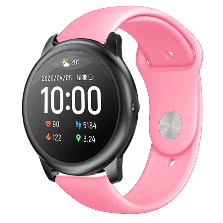 Silicone Reverse Buckle Replacement Wrist Strap, For Xiaomi Haylou Solar