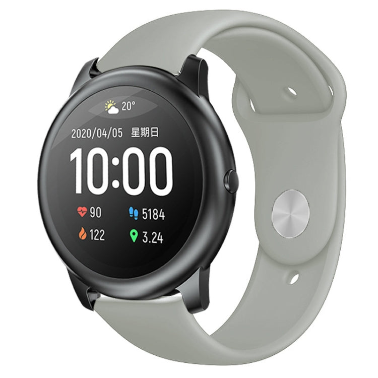 Silicone Reverse Buckle Replacement Wrist Strap, For Xiaomi Haylou Solar