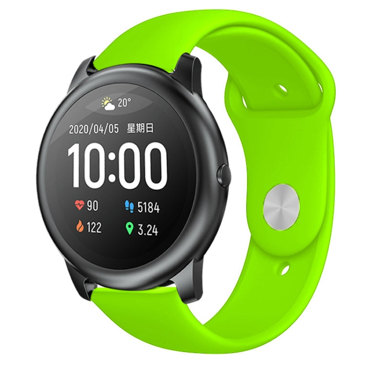 Silicone Reverse Buckle Replacement Wrist Strap, For Xiaomi Haylou Solar