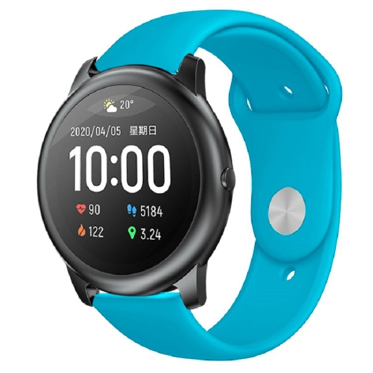 Silicone Reverse Buckle Replacement Wrist Strap, For Xiaomi Haylou Solar