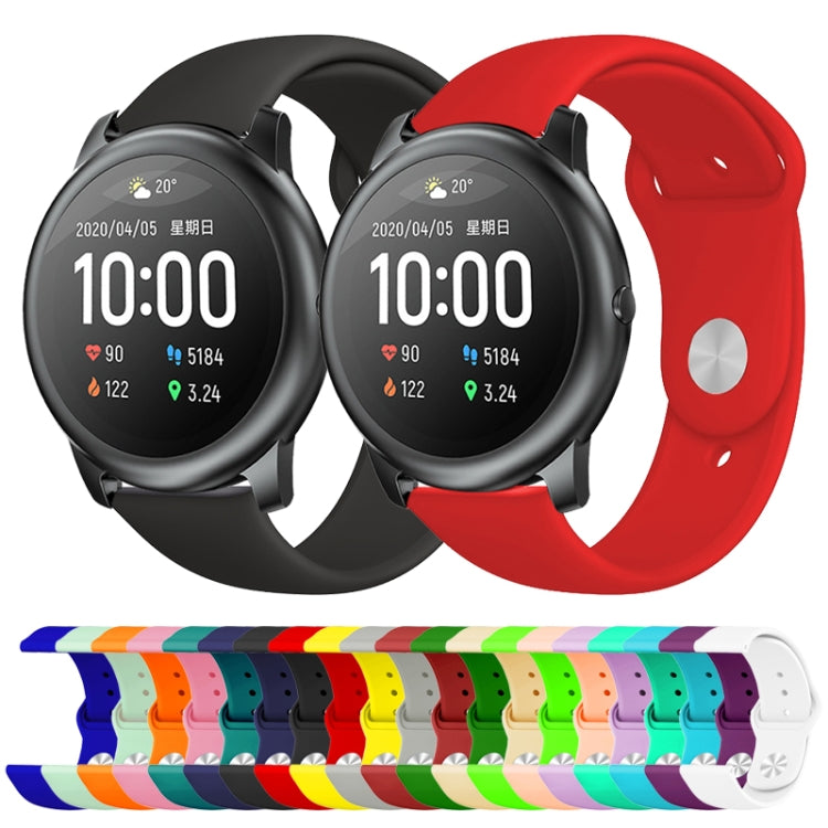 Silicone Reverse Buckle Replacement Wrist Strap, For Xiaomi Haylou Solar