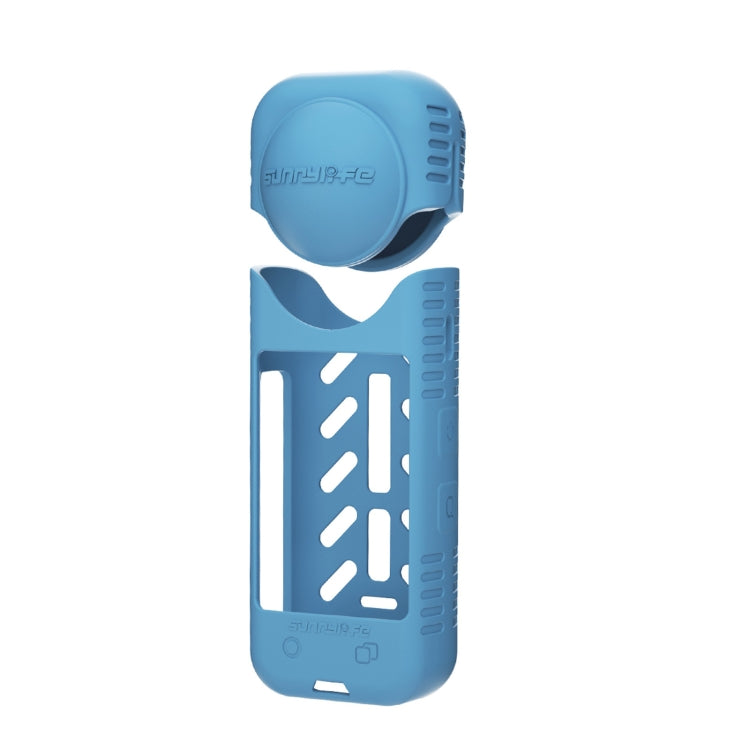 For Insta360 X4 / X5 Sunnylife Silicone Shockproof Case, Lens Cover, Lens Body Cover Kit