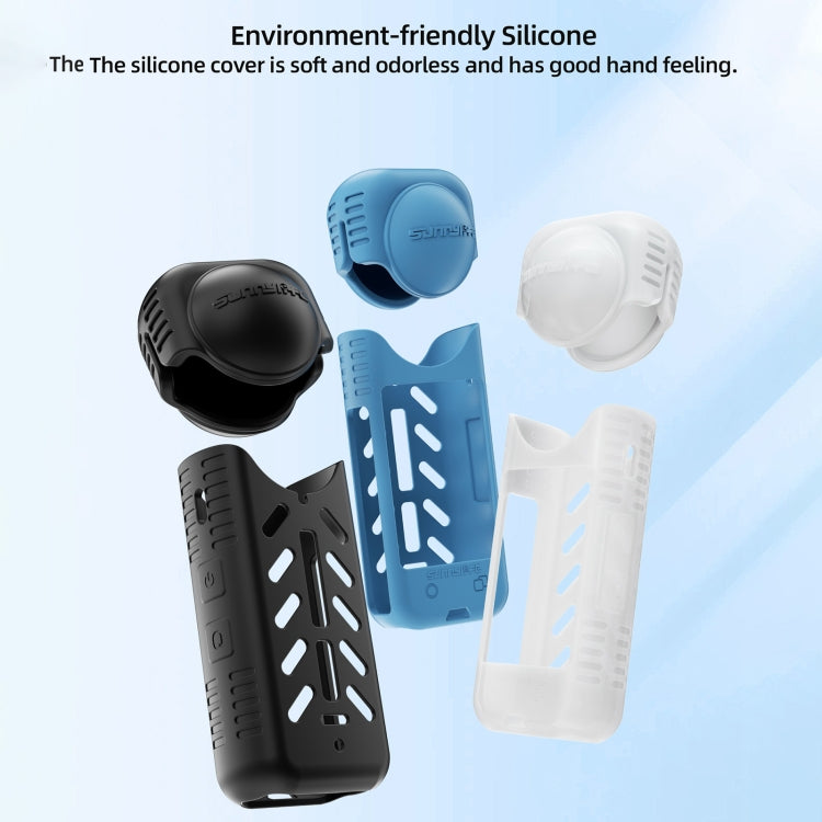 For Insta360 X4 / X5 Sunnylife Silicone Shockproof Case, Lens Cover, Lens Body Cover Kit