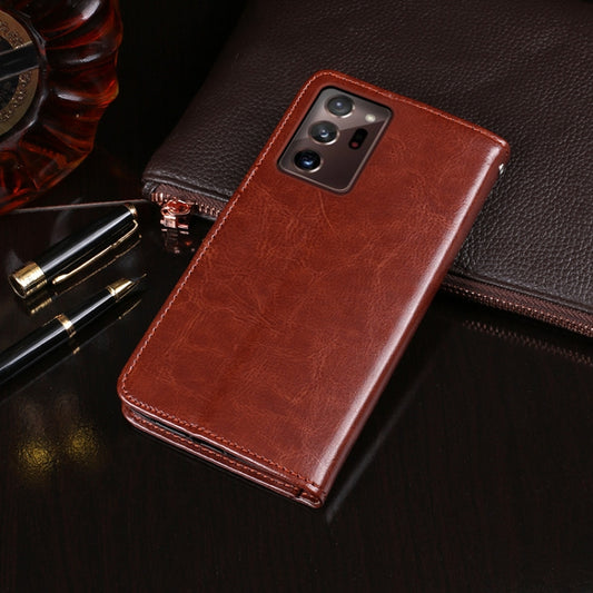 Galaxy Note 20 Ultra case open showing interior card slot storage compartments