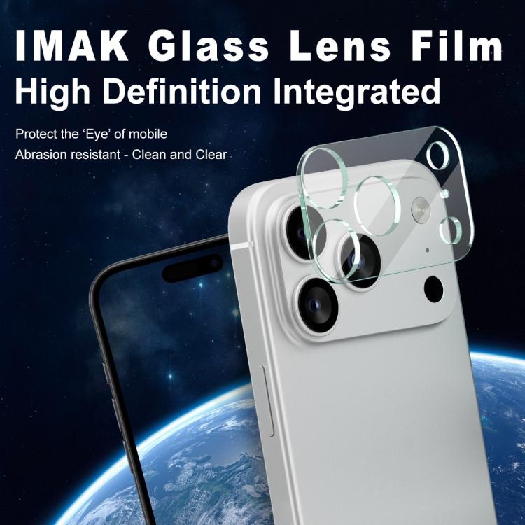 imak High Definition Integrated Glass Lens Film, For iPhone 17 Pro Max, For iPhone 17 Pro, For iPhone 17, For iPhone 17 Air, For iPhone 16e, For iPhone 16 Pro / 16 Pro Max, For iPhone 16 / 16 Plus