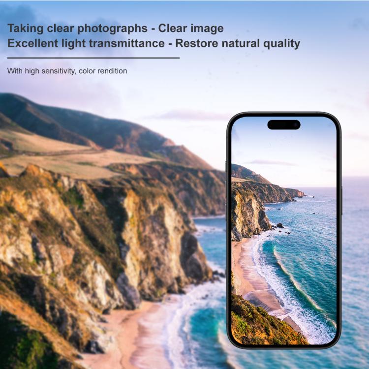 imak High Definition Integrated Glass Lens Film Black Version, For iPhone 17 Pro Max, For iPhone 17 Pro, For iPhone 17, For iPhone 17 Air, For iPhone 16e, For iPhone 16 Pro / 16 Pro Max, For iPhone 16 / 16 Plus