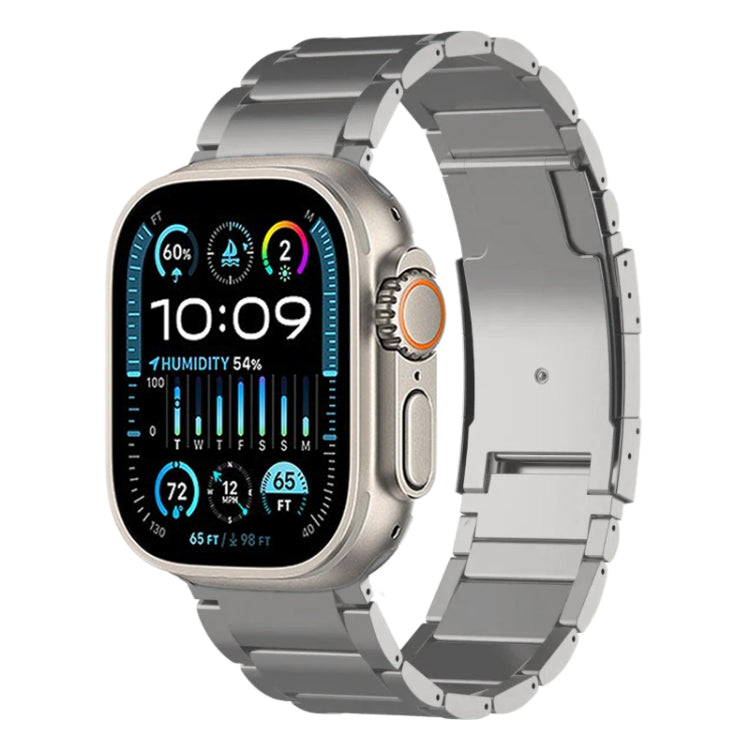 Titanium Metal Watch Band, For Apple Watch Series 10 46mm, For Apple Watch Series 10 42mm, For Apple Watch SE 2023 44mm, For Apple Watch SE 2023 40mm, For Apple Watch Ultra 2 49mm, For Apple Watch Series 9 45mm