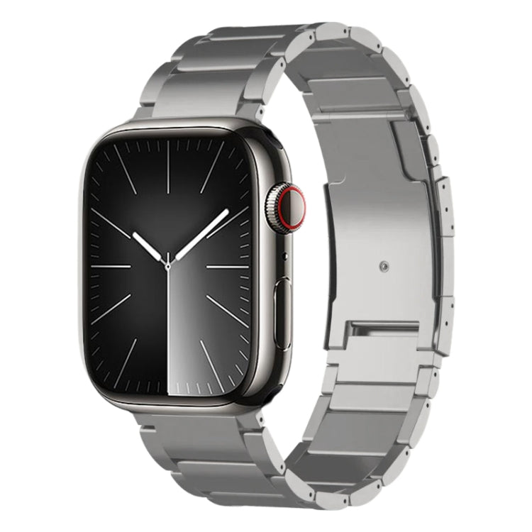 Titanium Metal Watch Band, For Apple Watch Series 10 46mm, For Apple Watch Series 10 42mm, For Apple Watch SE 2023 44mm, For Apple Watch SE 2023 40mm, For Apple Watch Ultra 2 49mm, For Apple Watch Series 9 45mm