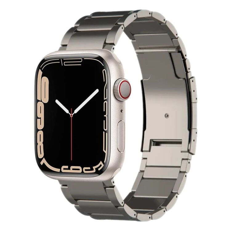 Titanium Metal Watch Band, For Apple Watch Series 7 41mm, For Apple Watch Series 7 45mm, For Apple Watch SE 40mm, For Apple Watch SE 44mm, For Apple Watch Series 6 40mm, For Apple Watch Series 6 44mm