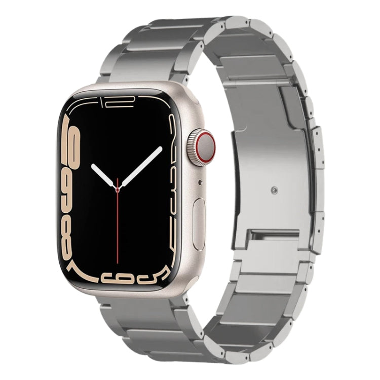 Titanium Metal Watch Band, For Apple Watch Series 7 41mm, For Apple Watch Series 7 45mm, For Apple Watch SE 40mm, For Apple Watch SE 44mm, For Apple Watch Series 6 40mm, For Apple Watch Series 6 44mm