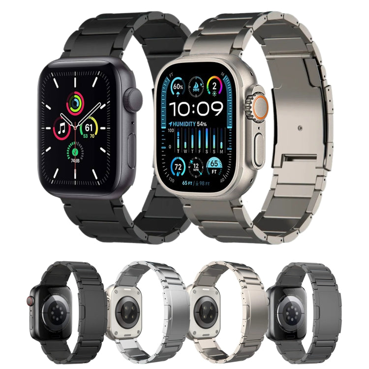 Titanium Metal Watch Band, For Apple Watch Series 5 44mm, For Apple Watch Series 5 40mm, For Apple Watch Series 4 44mm, For Apple Watch Series 4 40mm, For Apple Watch Series 3 38mm, For Apple Watch Series 3 42mm