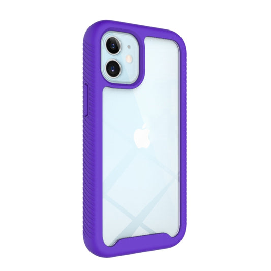 Deep blue solid color iPhone 12 mini case with premium hybrid protection