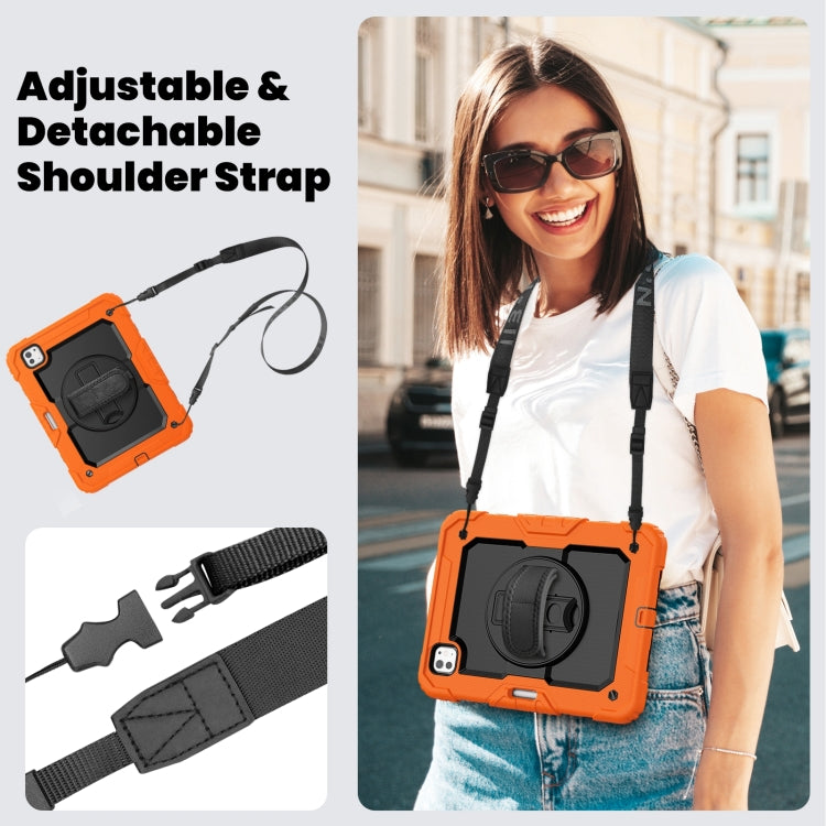 Silicone Hybrid PC Tablet Case with Shoulder Strap