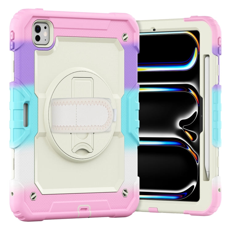 Silicone Hybrid PC Tablet Case with Shoulder Strap