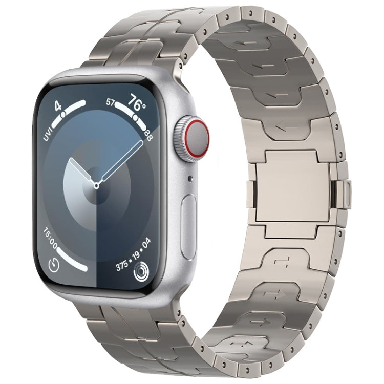 Magnetic Buckle Titanium Alloy Watch Band, For Apple Watch Series 7 45mm, For Apple Watch SE 44mm, For Apple Watch Series 6 44mm, For Apple Watch Series 5 44mm, For Apple Watch Series 4 44mm, For Apple Watch Series 3 42mm
