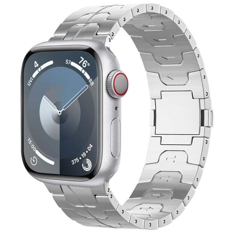 Magnetic Buckle Titanium Alloy Watch Band, For Apple Watch Series 7 45mm, For Apple Watch SE 44mm, For Apple Watch Series 6 44mm, For Apple Watch Series 5 44mm, For Apple Watch Series 4 44mm, For Apple Watch Series 3 42mm