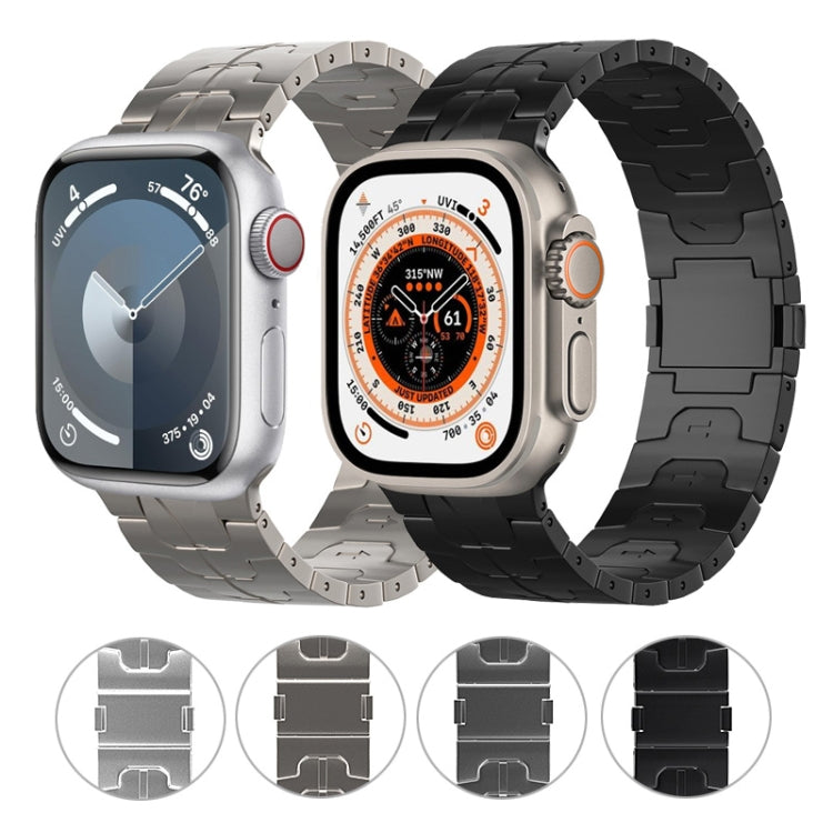Magnetic Buckle Titanium Alloy Watch Band, For Apple Watch Series 7 45mm, For Apple Watch SE 44mm, For Apple Watch Series 6 44mm, For Apple Watch Series 5 44mm, For Apple Watch Series 4 44mm, For Apple Watch Series 3 42mm