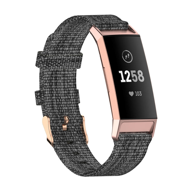 Braided Nylon Strap Plastic Head, Size: Free Size, For Fitbit Charge 4 / Charge 3 / Charge3 SE