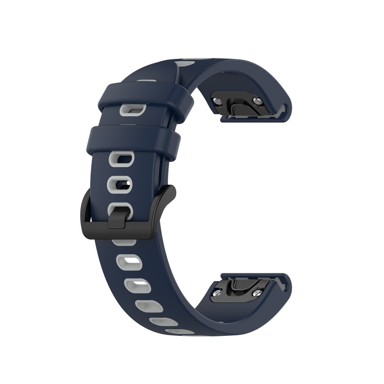 Silicone Two-color Strap, For Garmin Fenix 6S