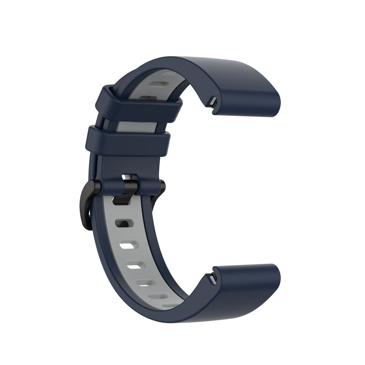 Silicone Two-color Strap, For Garmin Fenix 6S