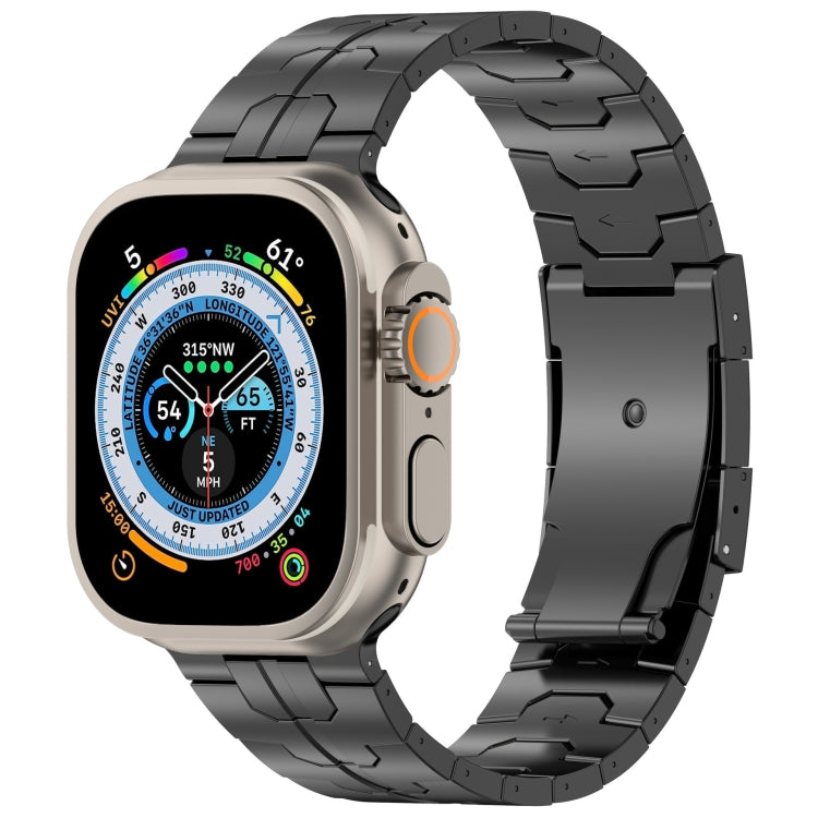 Turtle Buckle Titanium Alloy Watch Band, For Apple Watch SE 2023 44mm, For Apple Watch SE 2023 40mm, For Apple Watch Ultra 2 49mm, For Apple Watch Series 9 45mm, For Apple Watch Series 9 41mm, For Apple Watch Ultra 49mm, For Apple Watch Series 8 41mm��...