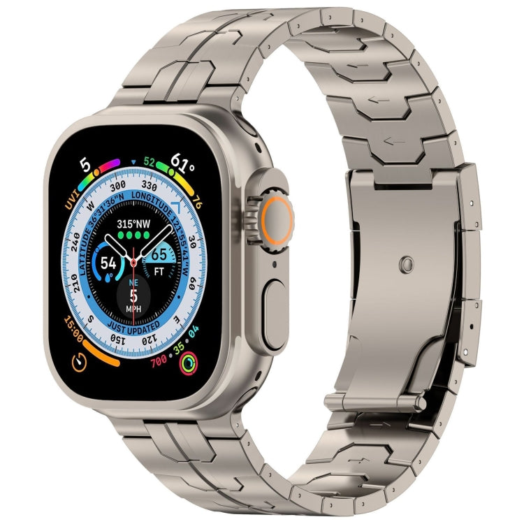 Turtle Buckle Titanium Alloy Watch Band, For Apple Watch SE 2023 44mm, For Apple Watch SE 2023 40mm, For Apple Watch Ultra 2 49mm, For Apple Watch Series 9 45mm, For Apple Watch Series 9 41mm, For Apple Watch Ultra 49mm, For Apple Watch Series 8 41mm��...