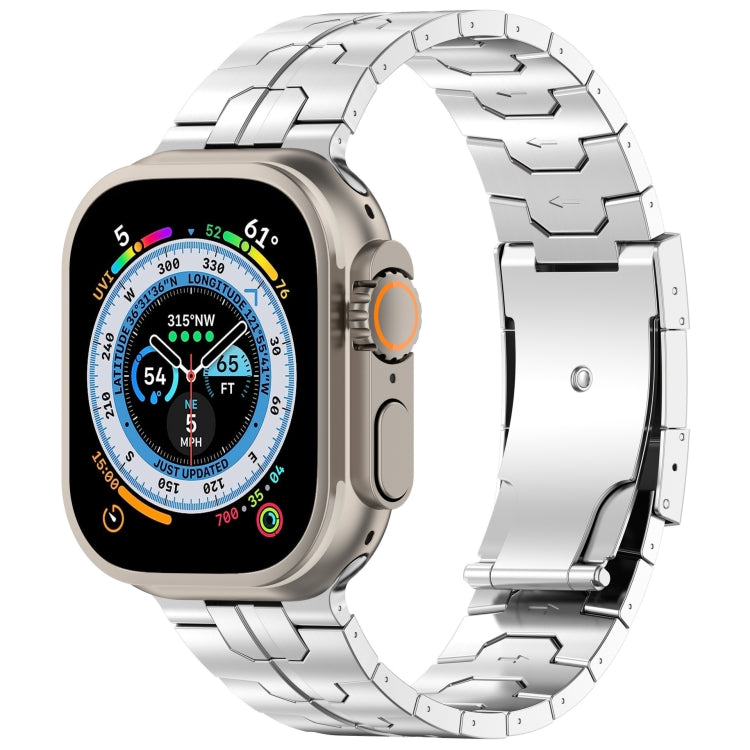 Turtle Buckle Titanium Alloy Watch Band, For Apple Watch SE 2023 44mm, For Apple Watch SE 2023 40mm, For Apple Watch Ultra 2 49mm, For Apple Watch Series 9 45mm, For Apple Watch Series 9 41mm, For Apple Watch Ultra 49mm, For Apple Watch Series 8 41mm��...