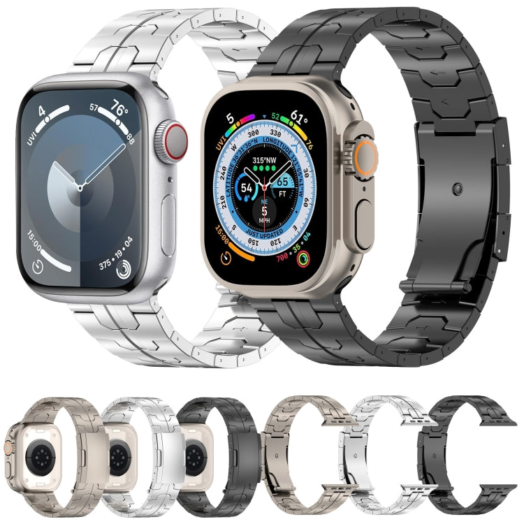 Turtle Buckle Titanium Alloy Watch Band, For Apple Watch SE 2022 40mm, For Apple Watch SE 2022 44mm, For Apple Watch Series 7 41mm, For Apple Watch Series 7 45mm, For Apple Watch SE 40mm, For Apple Watch SE 44mm, For Apple Watch Series 6 40mm����������...