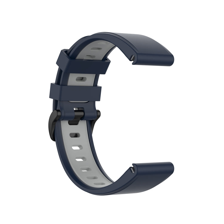 Silicone Two-color Strap, For Garmin Fenix 6