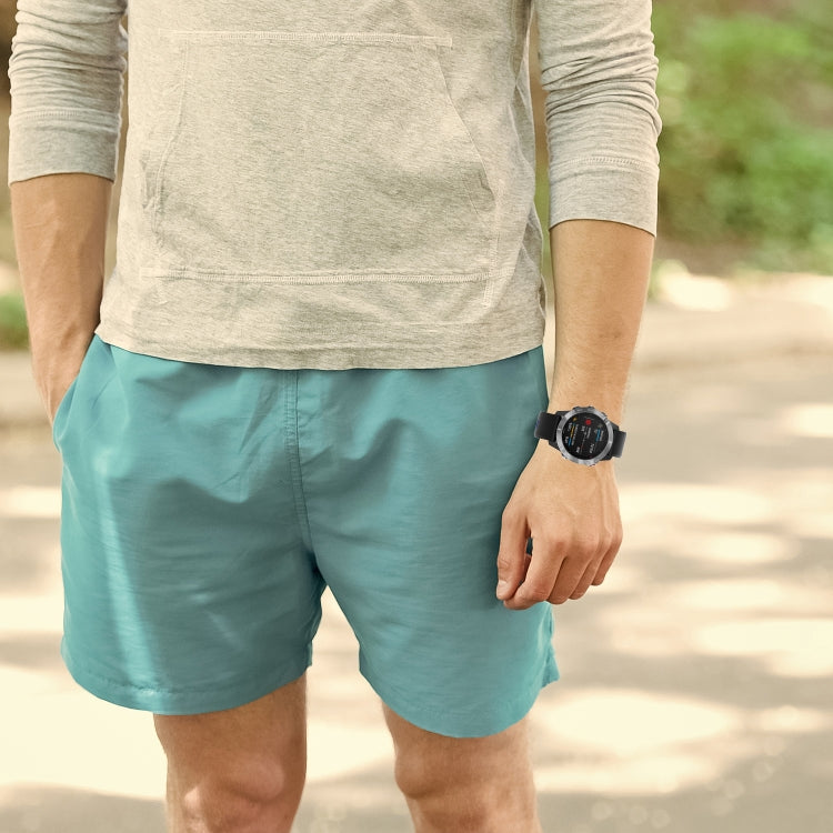Silicone Two-color Strap, For Garmin Fenix 6