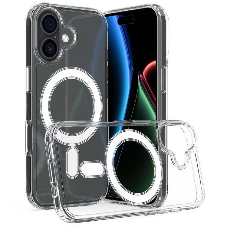 MagSafe Clear Acrylic PC Hybrid TPU Phone Case