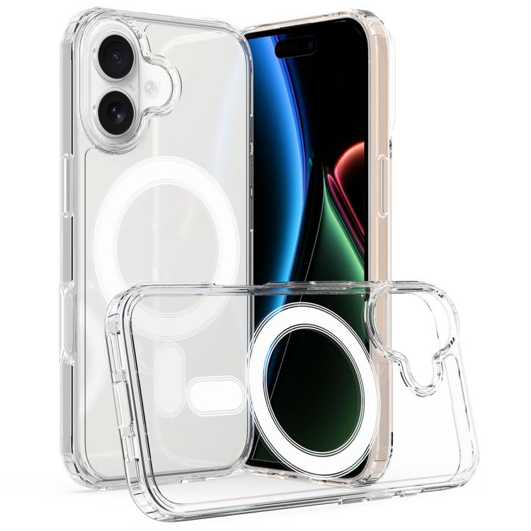 MagSafe Clear Acrylic PC Hybrid TPU Phone Case, For iPhone 18, For iPhone 18 Pro C-type, For iPhone 18 Pro, For iPhone 18 Pro Max C-type, For iPhone 18 Pro Max, For iPhone 17 Pro Max, For iPhone 17 Pro Max C-type, For iPhone 17 Pro                     ...