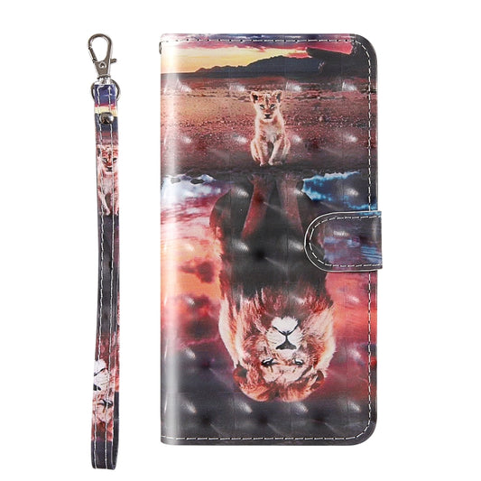 Front view artistic drawing design TPU leather wallet case for iPhone 12 mini