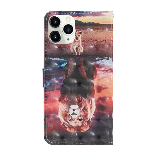 Back detail vibrant 3D painting protective case iPhone 12 mini with holder