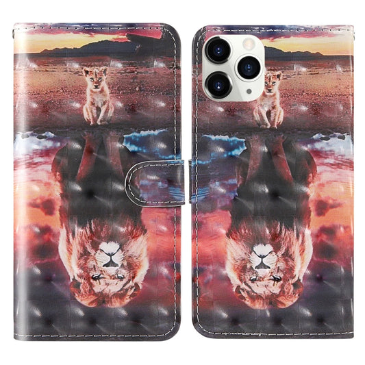 Colorful 3D painting pattern iPhone 12 mini flip case with card slots and lanyard