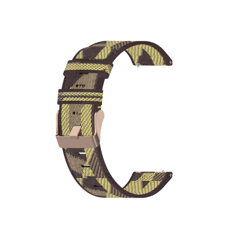 Woven Nylon Textured Strap, Size: Free Size 20mm, For Galaxy Watch 3 41mm