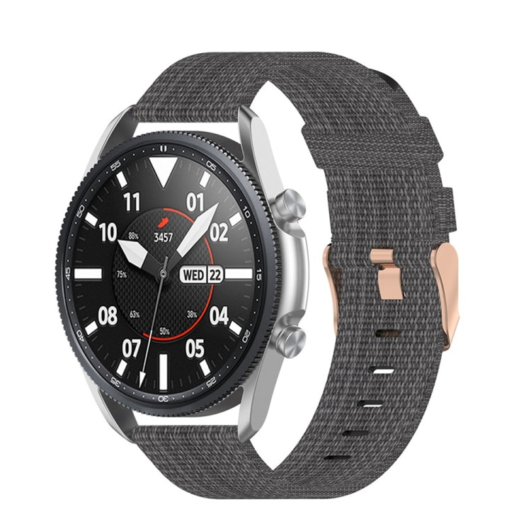 Woven Nylon Textured Strap, Size: Free Size 20mm, For Galaxy Watch 3 41mm