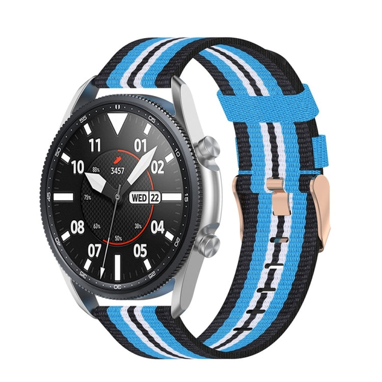 Woven Nylon Textured Strap, Size: Free Size 20mm, For Galaxy Watch 3 41mm