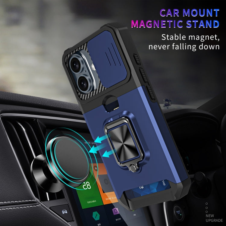 Camera Shield Card Slot PC+TPU Phone Case