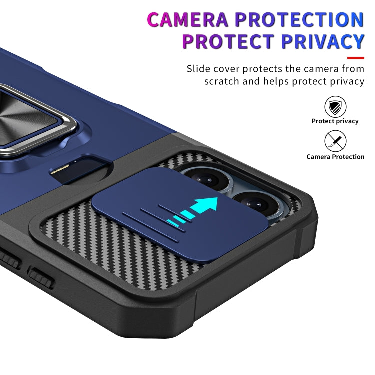 Camera Shield Card Slot PC+TPU Phone Case, For iPhone 16