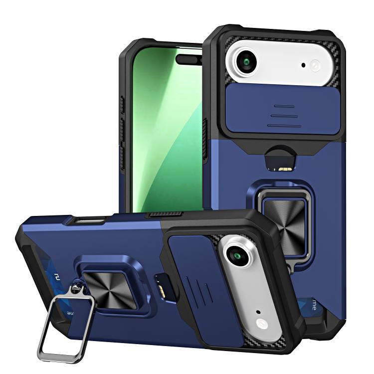 Camera Shield Card Slot PC+TPU Phone Case, For iPhone 18 Pro / 17 Pro, For iPhone 18 Pro Max / 17 Pro Max, For iPhone Air, For iPhone 16 Pro Max