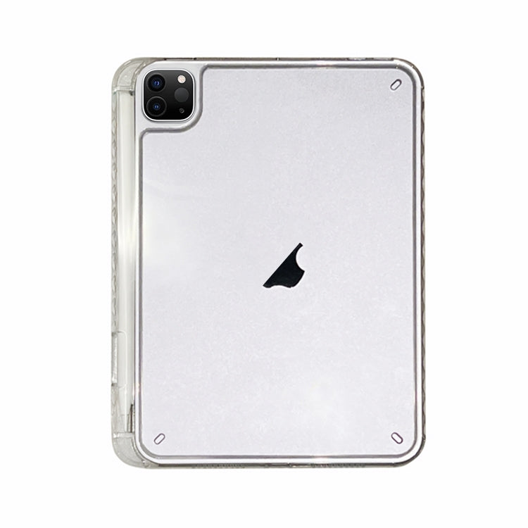 Étui hybride en TPU acrylique transparent avec emplacement pour stylet, pour iPad mini 6/mini 2024, iPad Pro 12.9 2022/2020/2018, iPad Pro 11 2022/2020/2018, iPad 10e génération 10.9 2022, iPad Air 2022/2020 10.9, iPad 10.2 2021/2020/10.5