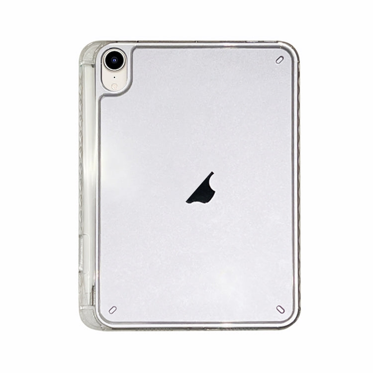 Étui hybride en TPU acrylique transparent avec emplacement pour stylet, pour iPad mini 6/mini 2024, iPad Pro 12.9 2022/2020/2018, iPad Pro 11 2022/2020/2018, iPad 10e génération 10.9 2022, iPad Air 2022/2020 10.9, iPad 10.2 2021/2020/10.5