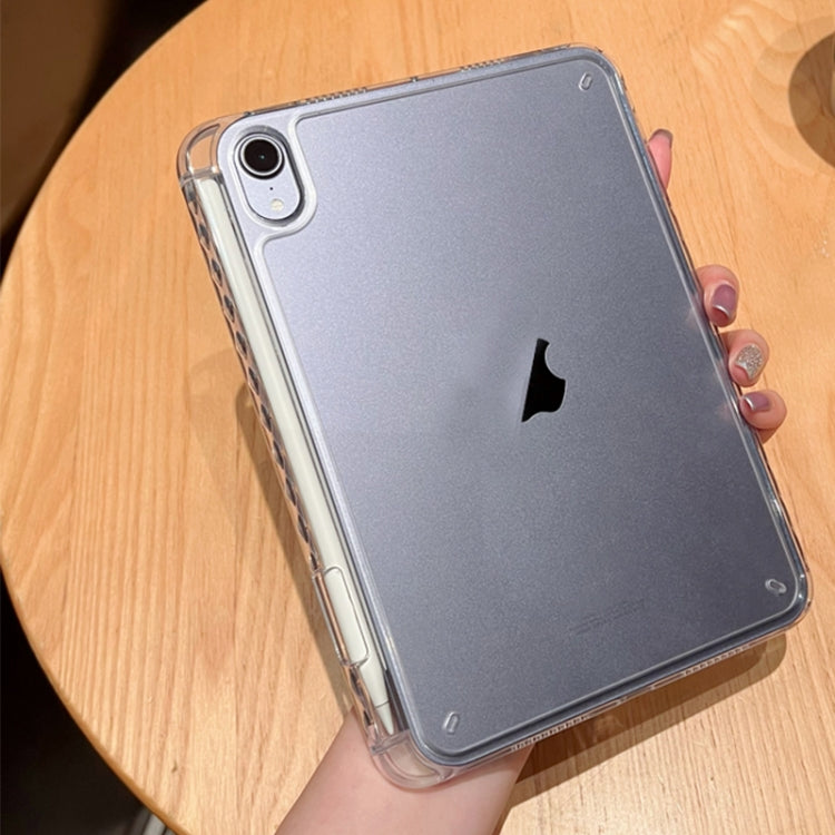 Crystal Clear Acrylic Hybrid TPU Tablet Case With Pen Slot, For iPad mini 6 / mini 2024, For iPad Pro 12.9 2022 / 2020 / 2018, For iPad Pro 11 2022 / 2020 / 2018, For iPad 10th Gen 10.9 2022, For iPad Air 2022 / 2020 10.9, For iPad 10.2 2021 / 2020 / 1...