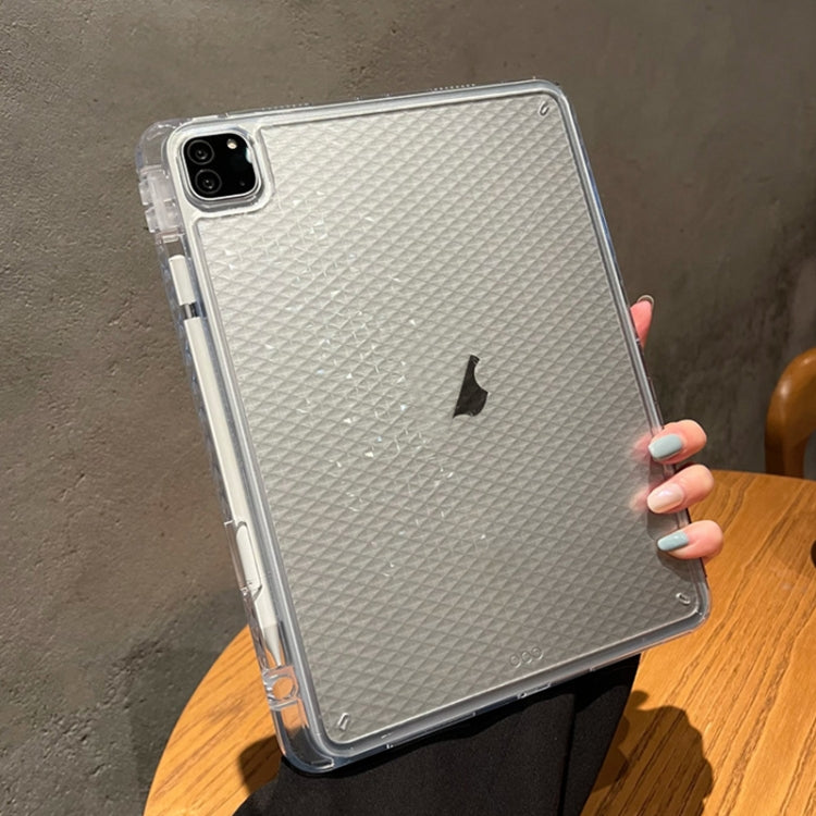 Diamond Texture Acrylic Hybrid TPU Tablet Case, For iPad Pro 11 2022 / 2020 / 2018, For iPad 10th Gen 10.9 2022, For iPad Air 2022 / 2020 10.9, For iPad 10.2 2021 / 2020 / 10.5, For iPad 9.7 2018 / 2017 / Air 2/ Air