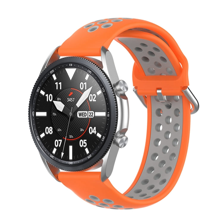 Silicone Sports Two-tone Strap, Size: Free Size 20mm, For Galaxy Watch 3 41mm