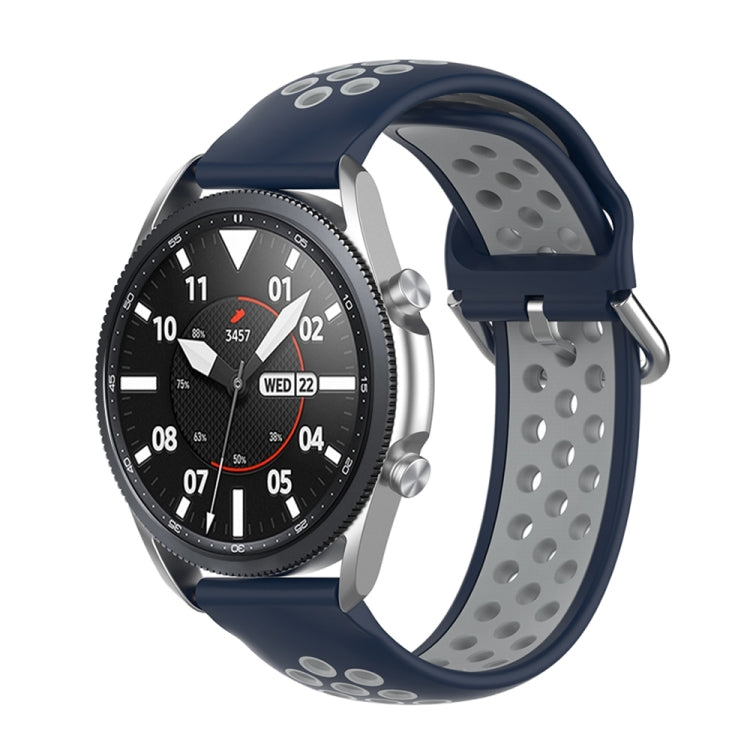 Silicone Sports Two-tone Strap, Size: Free Size 20mm, For Galaxy Watch 3 41mm