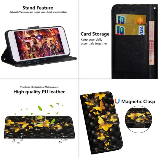 3D artistic pattern case Redmi 9C showing front back protective layers