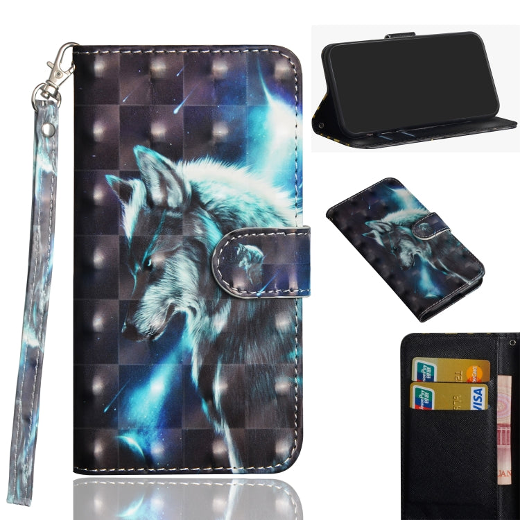 3D Painting Pattern Horizontal Flip TPU + PU Leather Case with Holder & Card Slots & Wallet, For Xiaomi Redmi 9A, For Xiaomi Redmi 9C