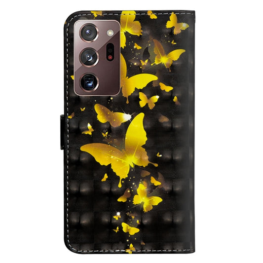 3D artistic painting pattern on protective TPU PU leather Galaxy Note 20 Ultra cover